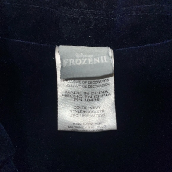 Disney Frozen Anna Velvet Jacket - Picture 9 of 11
